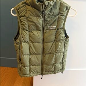 Women's Olive Green Puffer Vest